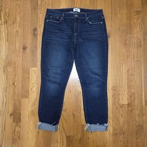 Paige Jeans Women's Size 32 Blue‎ Verdugo Ankle Dark Wash Mid Rise